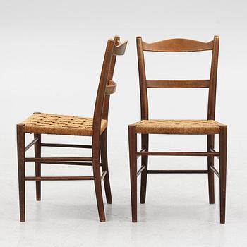 Gemla, a set of four Swedish Modern chairs, Diö, 1930s/40s.