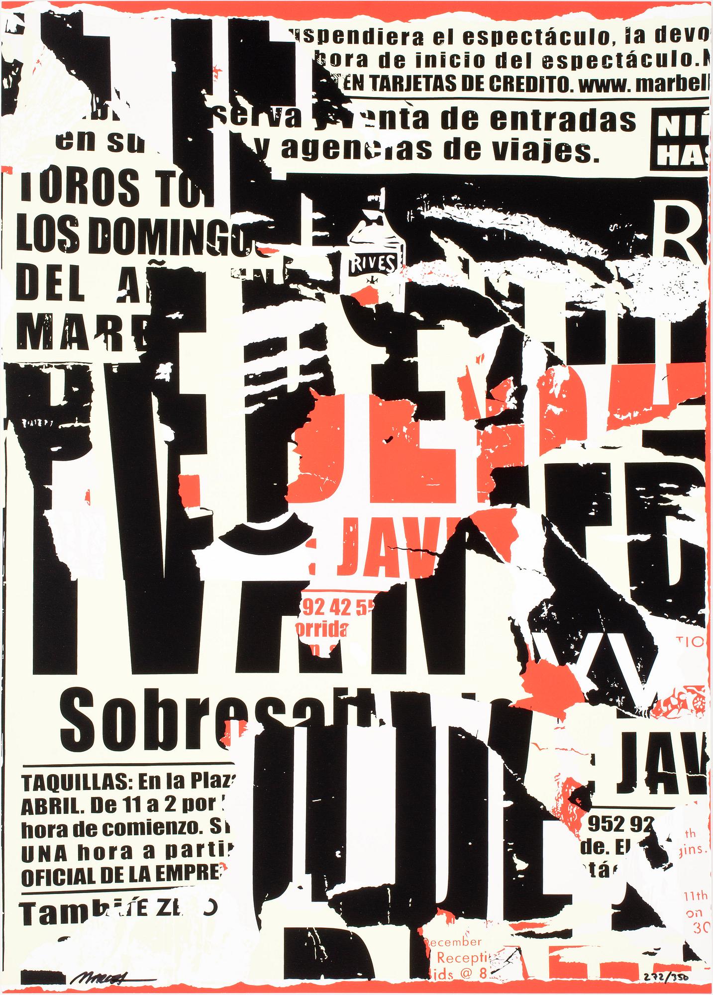 MARCEL STRÜWER, 2 st, färgserigrafier, signerad och numrerad. 272/350.