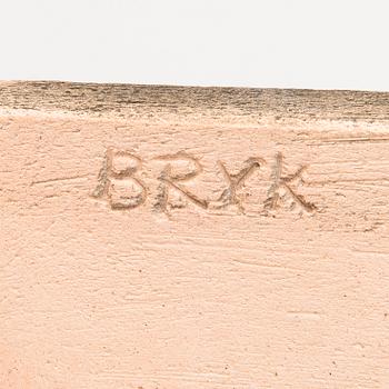 A CERAMIC WALL RELIEF.