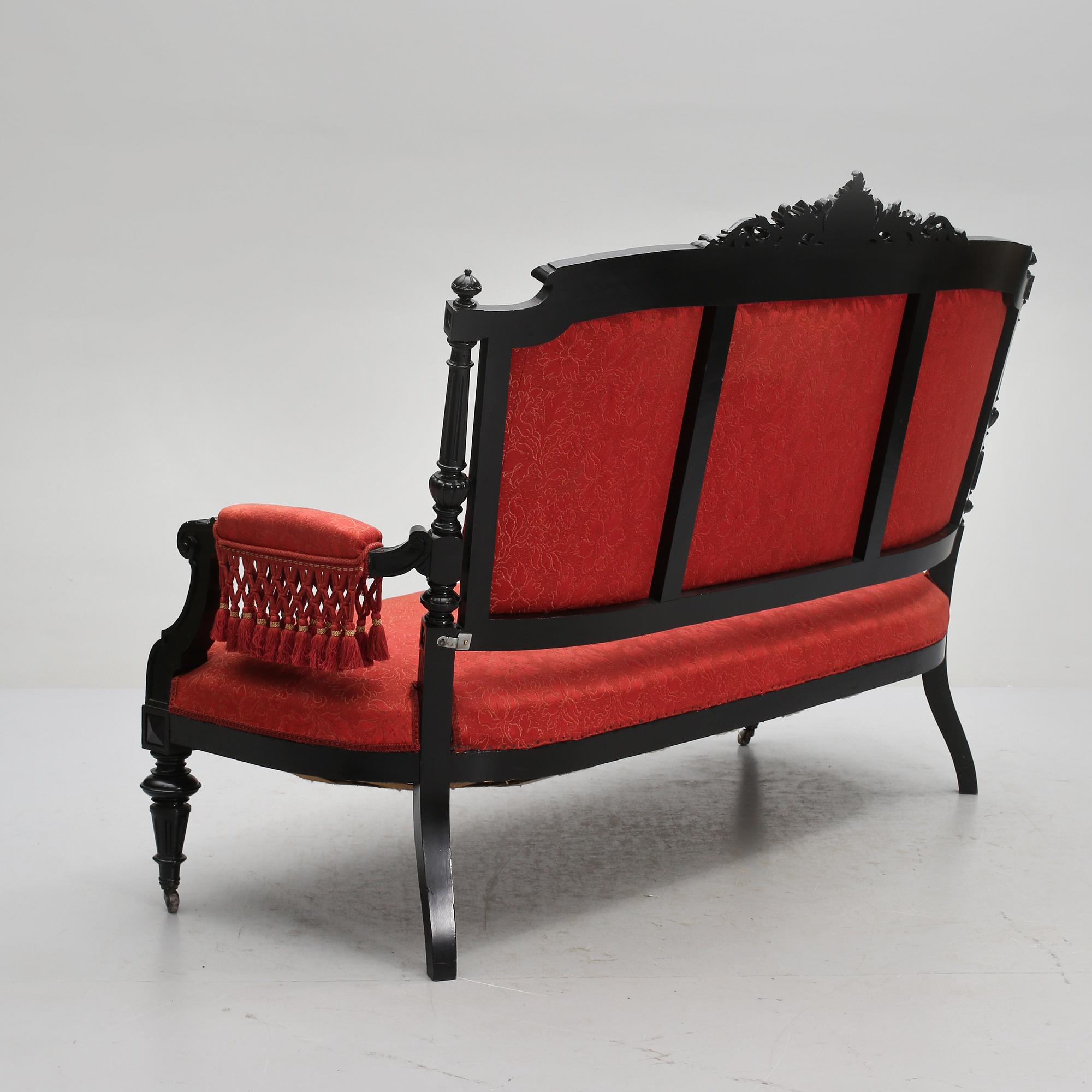 SOFFA, ny-Louis Seize, sent 1800-tal.