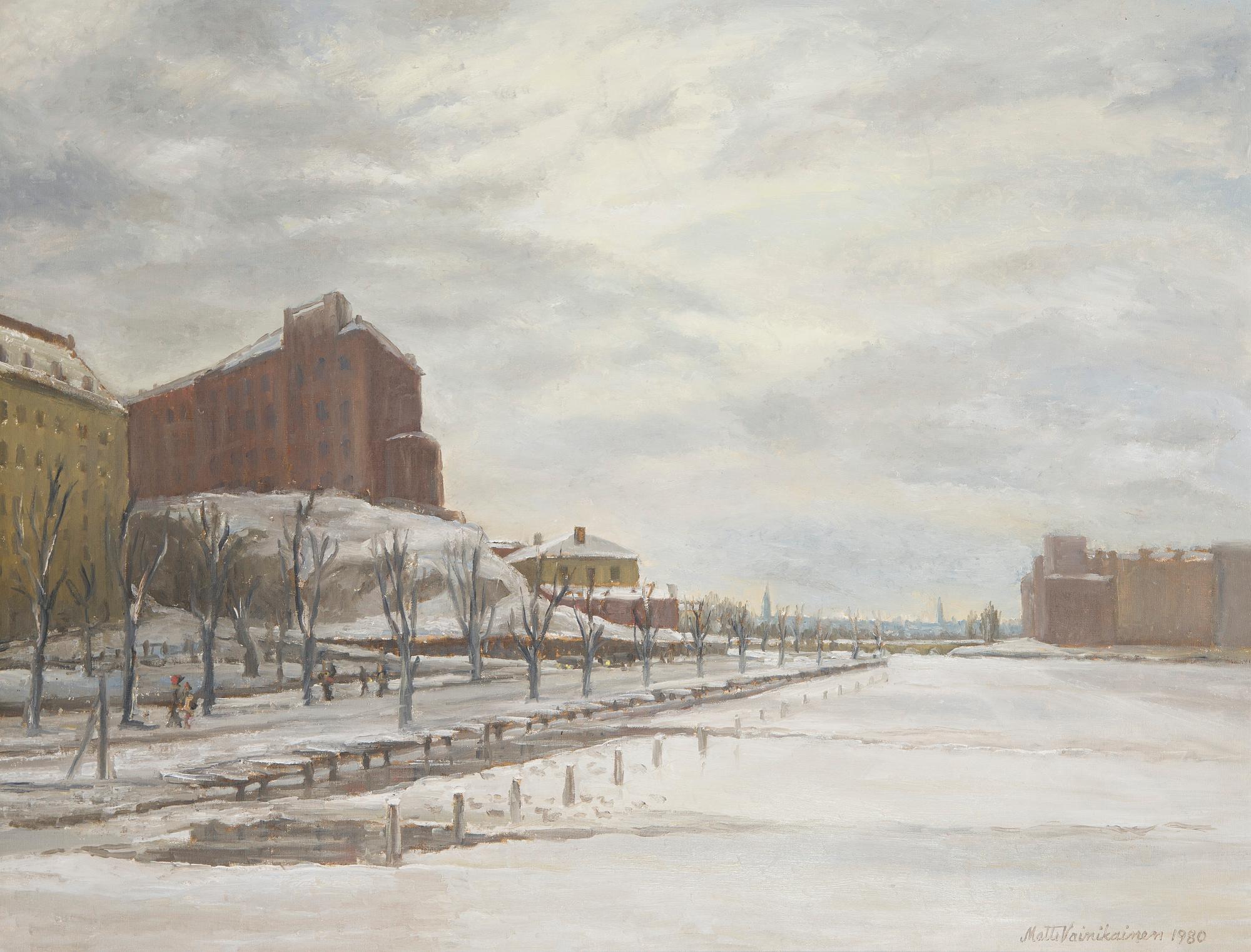 Matti Vainikainen, Siltavuorenranta in Winter.