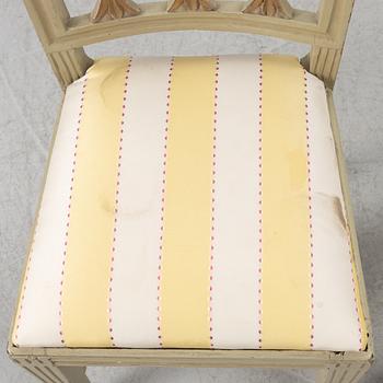 Stolar, ett par, gustavianska, 17/1800-tal.