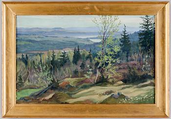 ANTE KARLSSON-STIG, olja på duk. Sign o dat 16.