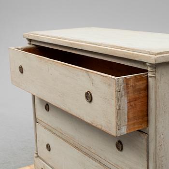 A mid 19th Century chest of drawers, Karl Johan.