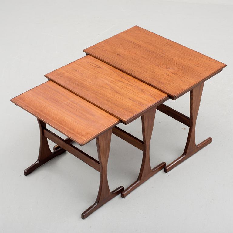 SATSBORD, 3 delar, Danmark, 1960-tal.