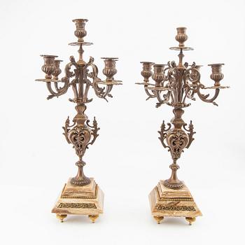 Table garniture 3 pcs 20th century.