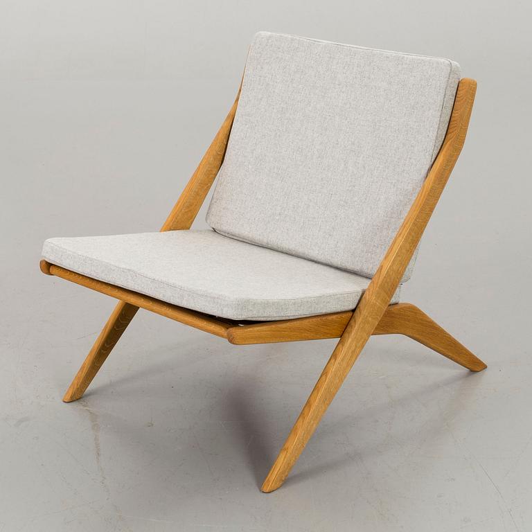 FOLKE OHLSSON, fåtölj, "Scissors", Bodafors 1961, brännmärkt.