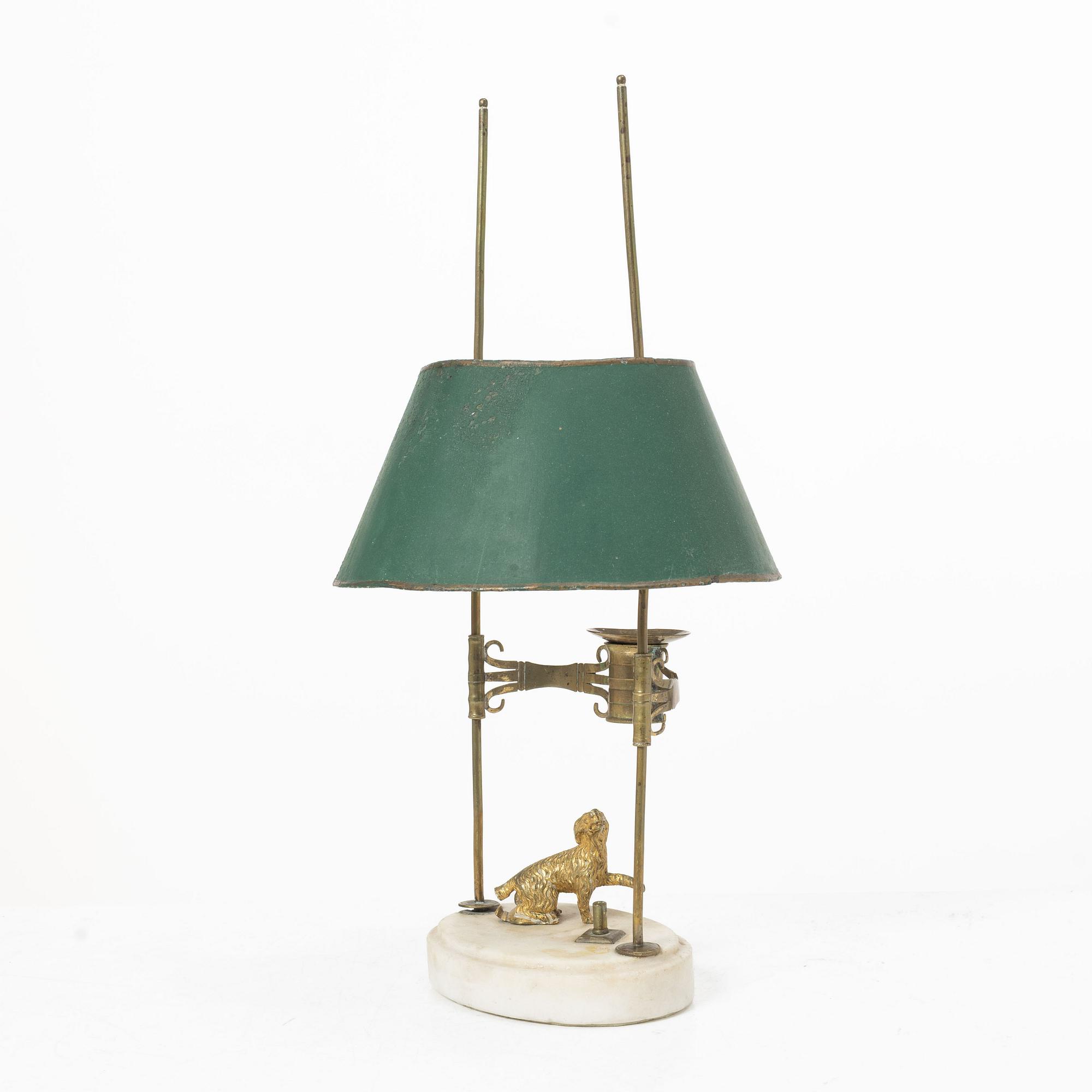 Reading candle holder, late Gustavian, circa 1800.