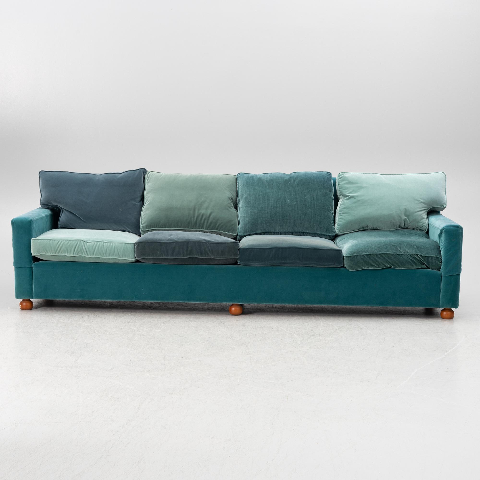 Josef Frank, soffa "Långsoffan", modell 3031, Firma Svenskt Tenn.