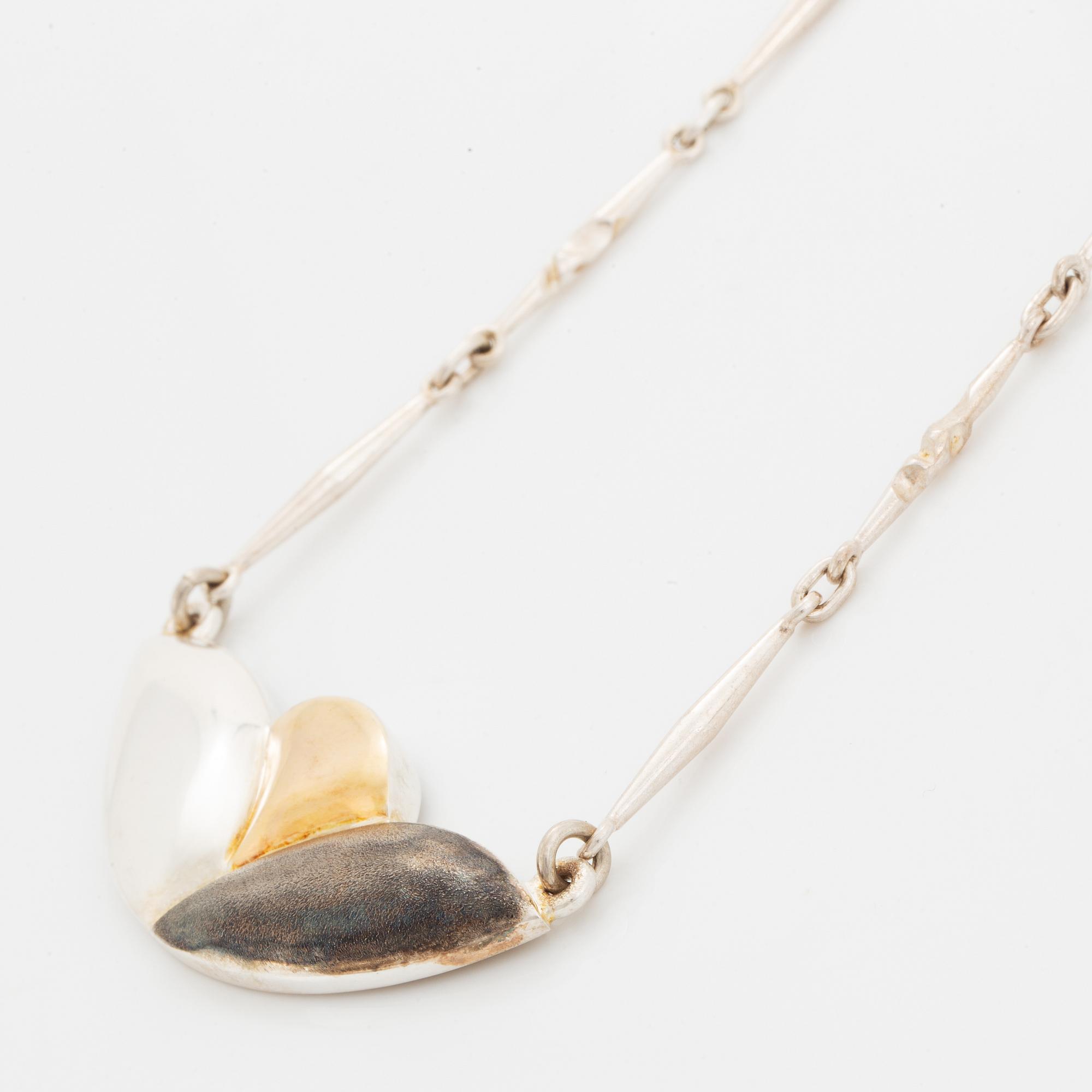 Rolf Karlsson a silver pendant.