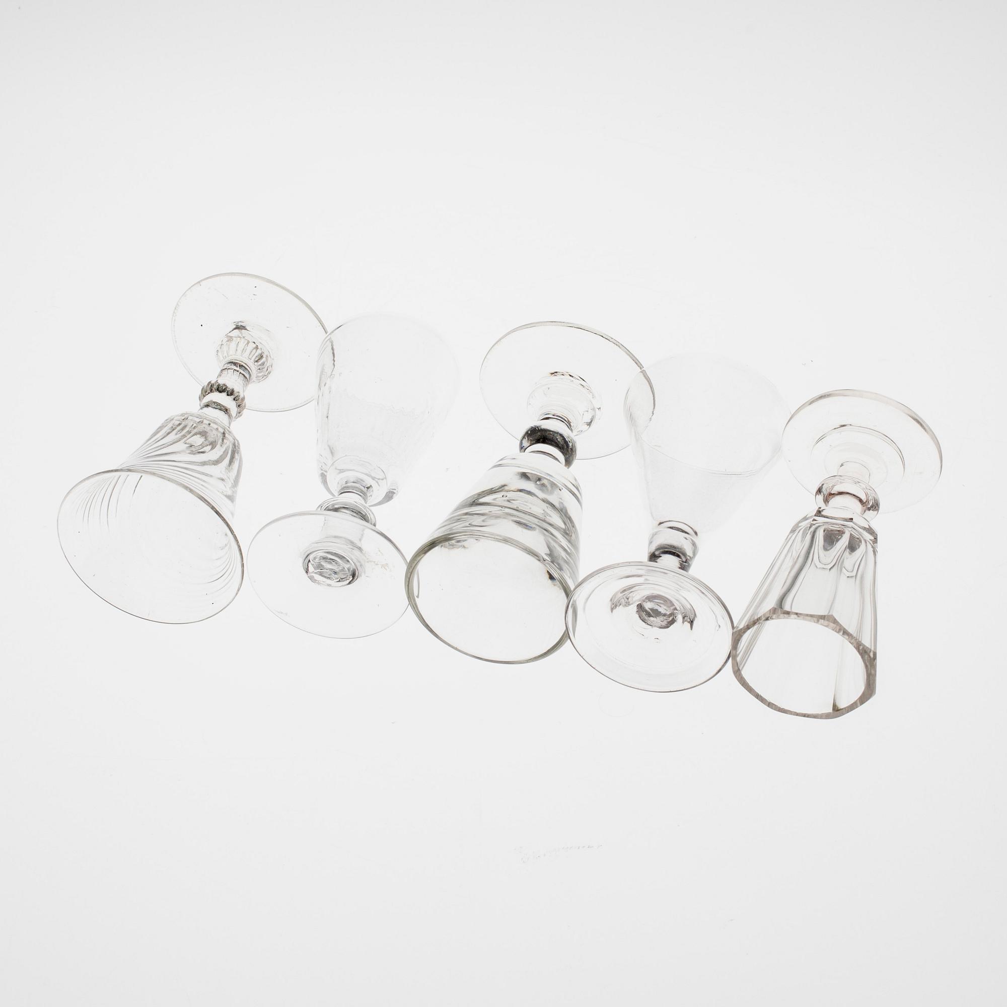 PARTI GLAS, 18 st, 1800- och 1900-tal.