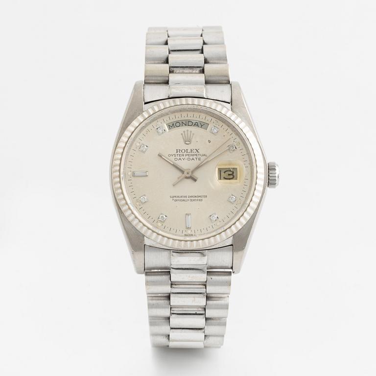 Rolex, Day-Date, "Diamond Dial", armbandsur, 36 mm.