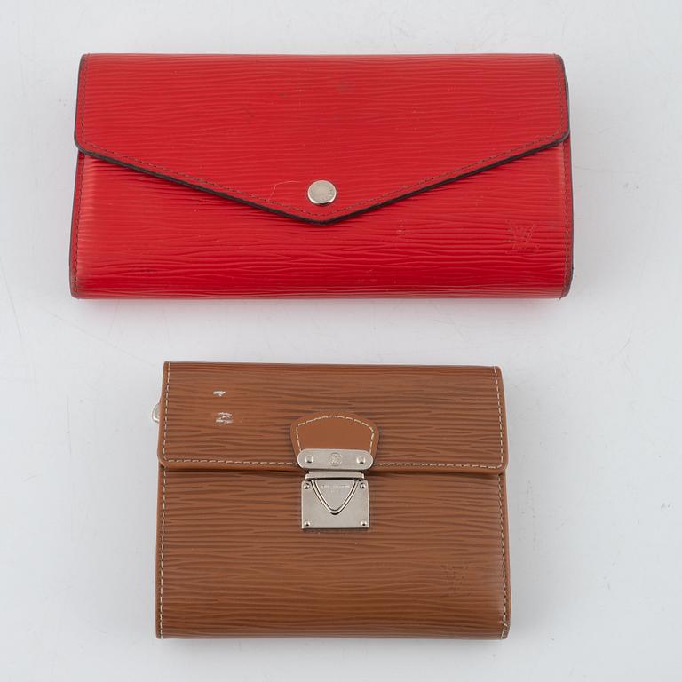 Louis Vuitton, plånböcker, 2 st.