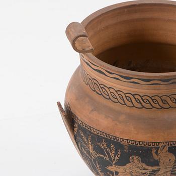 Santeri Salokivi, En grupp nakenmodeller med Urna, 2 st, samt urna från Konstnärens hem.