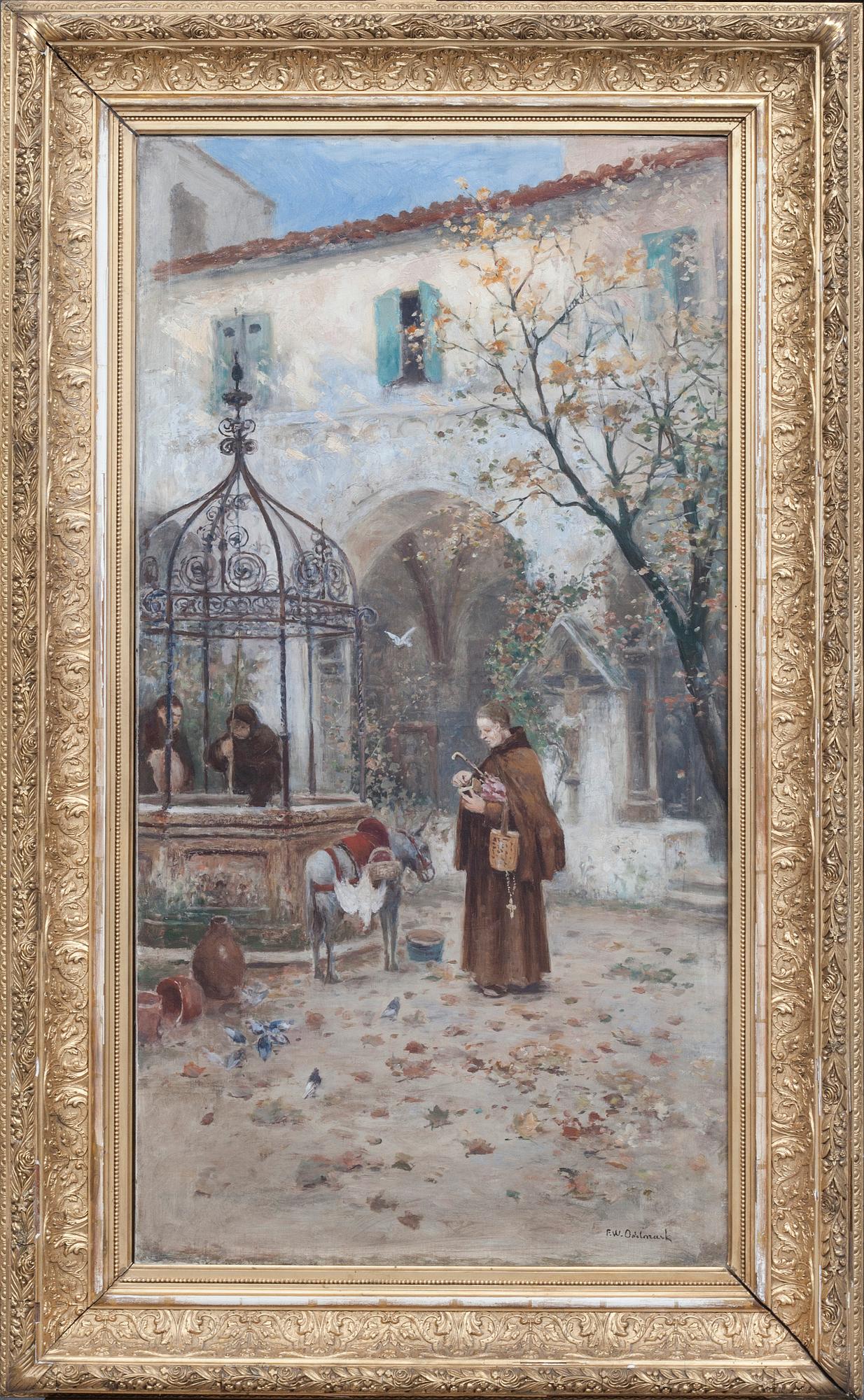 FRANS WILHELM ODELMAR, olja på duk, signerad.