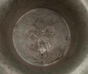 LJUSSTAKAR, ett par, tenn, 1800-talets första hälft.