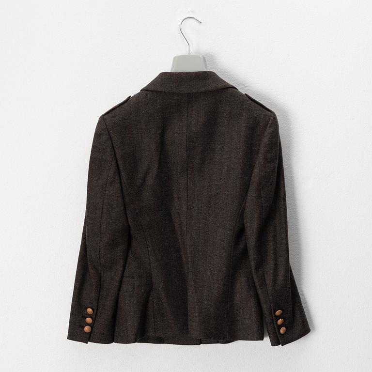 Prada, a wool jacket, size 38.
