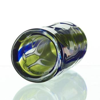 VICKE LINDSTRAND, vas, glas, Kosta 1950-70-tal.