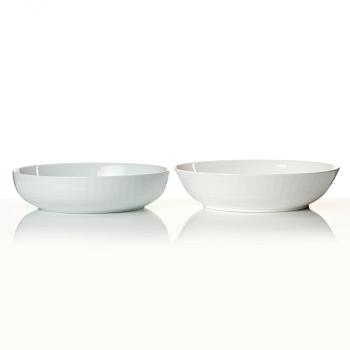 Claesson Koivisto Rune, "Wireframe", porcelain bowls (7), prototypes, Sarasa, Japan, 2007.