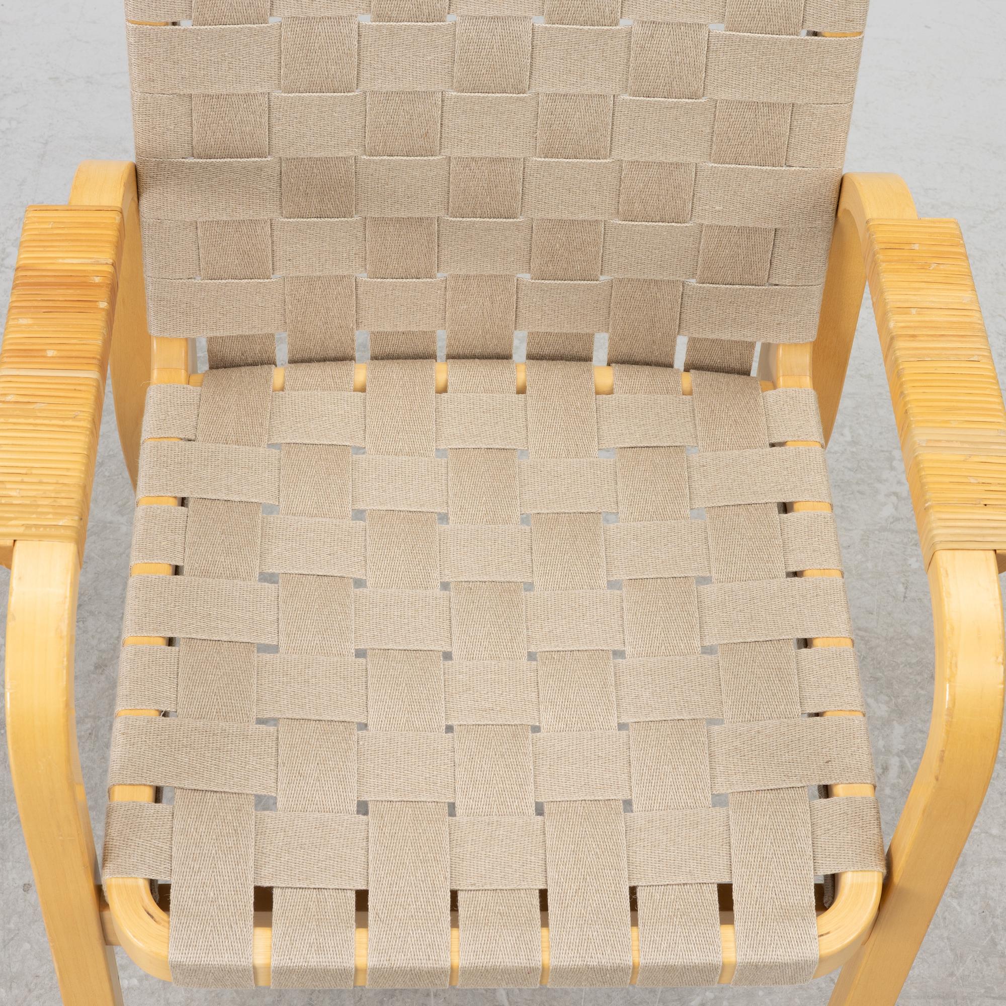 Alvar Aalto, Armchairs, 4 pcs, model 45, Artek, Finland.