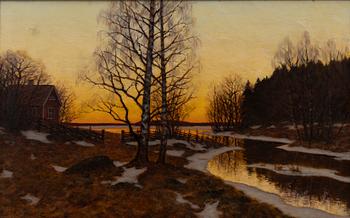 Edvard Rosenberg, Twilight landscape.