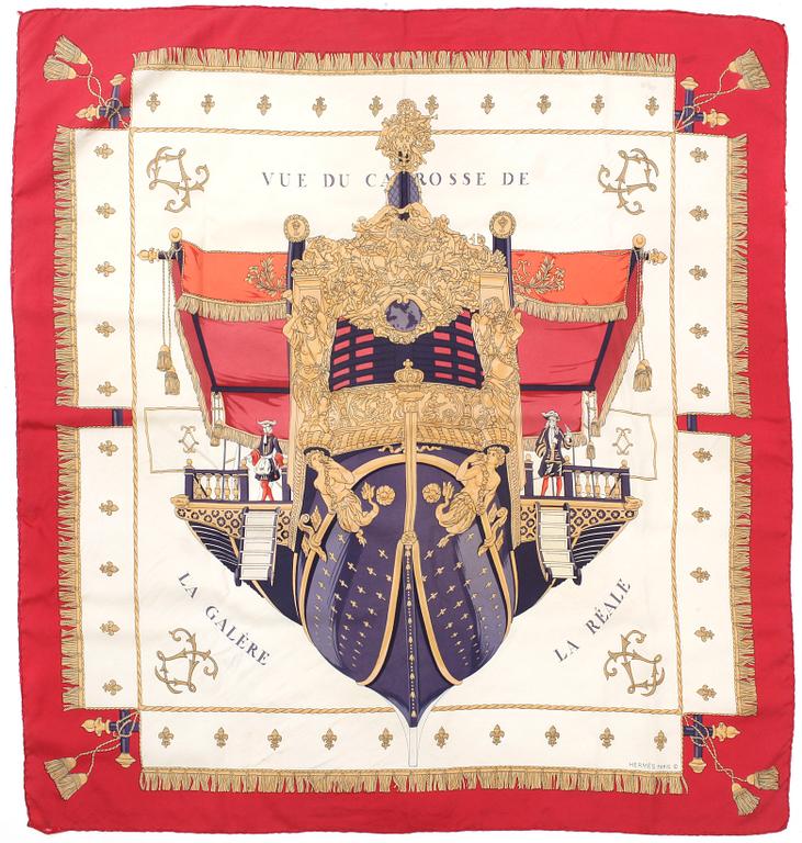 SCARF, "Vue du Carosse de la Galère la Réale", Hermès.
