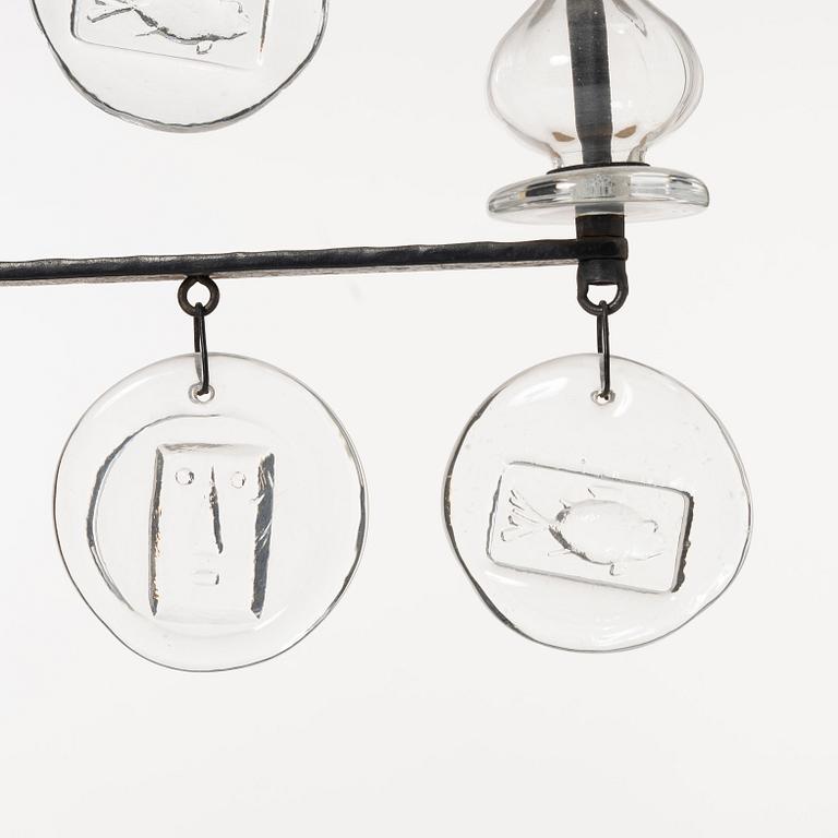 Erik Höglund, a candelabrum, Boda Smide.