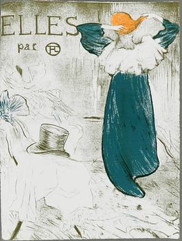 MAPP med färglitografier, 11 st, "Elles", efter Henri Toulouse-Lautrec, numrerad upplaga 1229/1250, London, 1969.