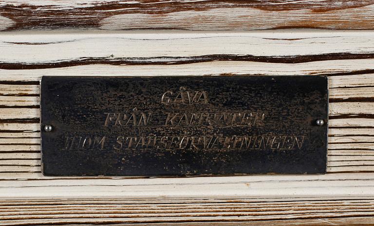 STIG ERIK THIDERMAN, olja på pannå, otydligt signerad.