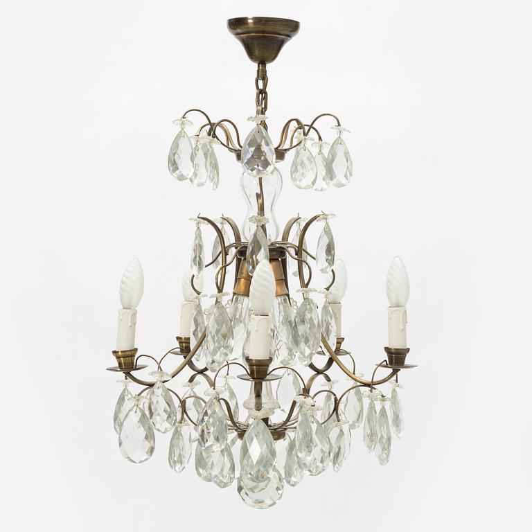 Chandelier, Baroque style, 20th century.