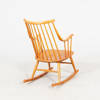 A Nesto beech rocking chair mid 1900s.