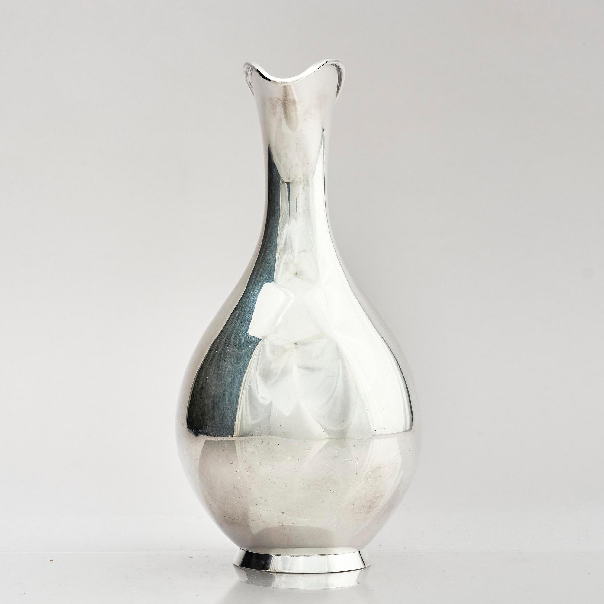 Kay Fisker, a sterling silver jug, company Anton Michelsen, Copenhagen, Denmark.
