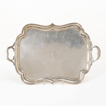 A Finnish silver tray, mark of Karl Alfred Lind, Helsinki, 1920.