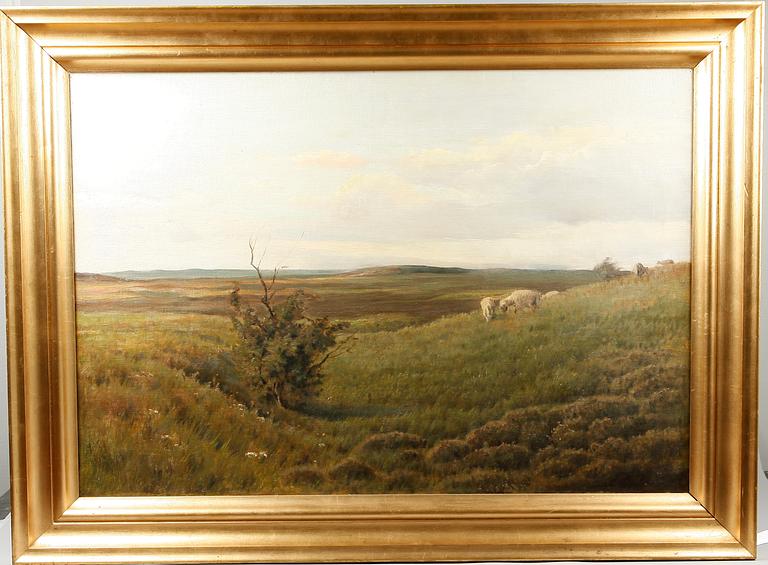 HANS LUDVIG SMIDTH, olja på duk, monogramsign.