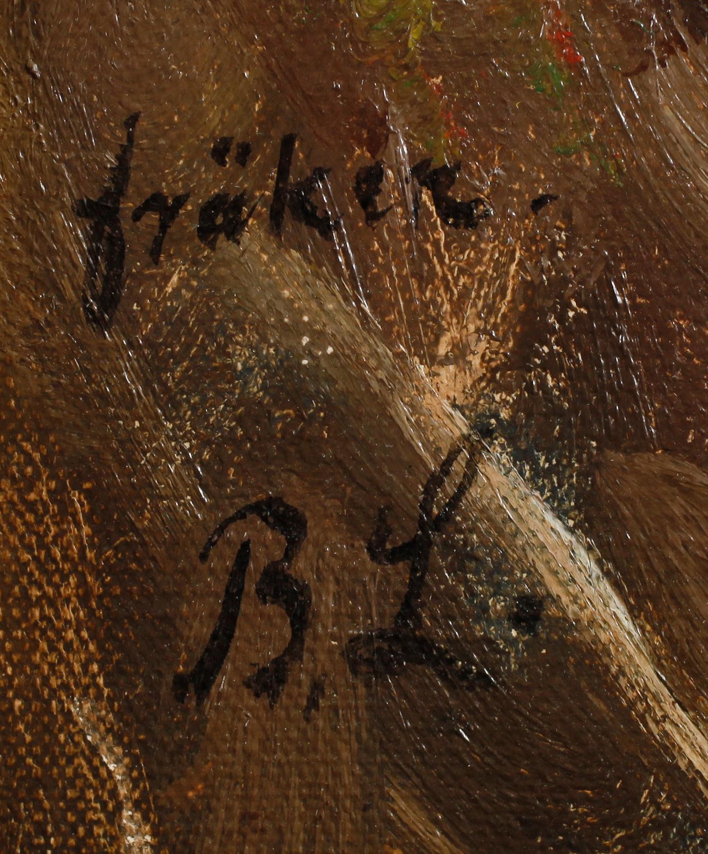 BRUNO LILJEFORS, tidigare tillskriven, olja på duk, monogramsign.