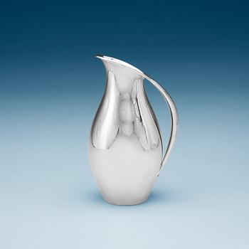 718. JOHAN ROHDE, kanna, Firma Georg Jensen, Köpenhamn, 1933-44, sterling,