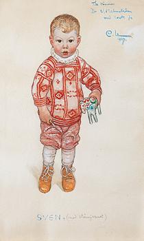 623. Carl Larsson, "Sven (med stämjernet)".