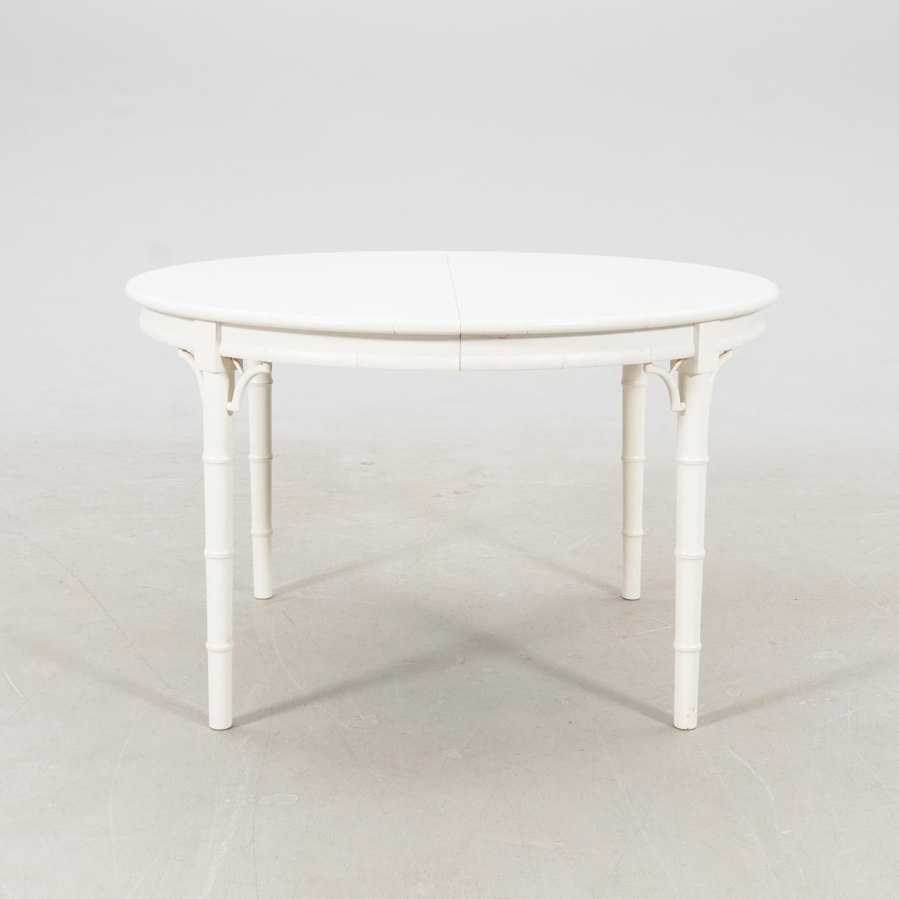 A seven-piece dining suite by Miranda of Sweden, second half of the 20th century.