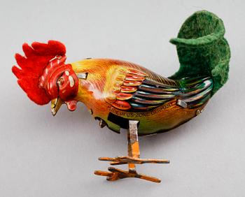 MEKANISKA LEKSAKER, 3 st,  bl a litograferad plåt, 1900-talets första hälft.