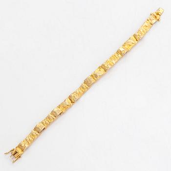 Björn Weckström, armband, "Jotos", 18K guld. Lapponia. Svensk import stämpel.
