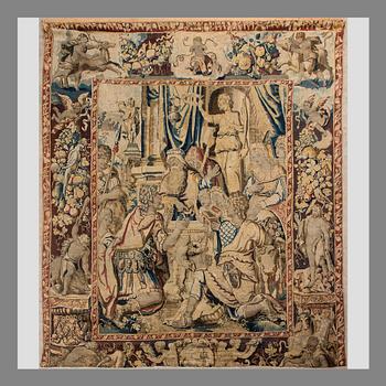 A TAPESTRY, Bruxelles, early 17th century, 344 x 317 cm.