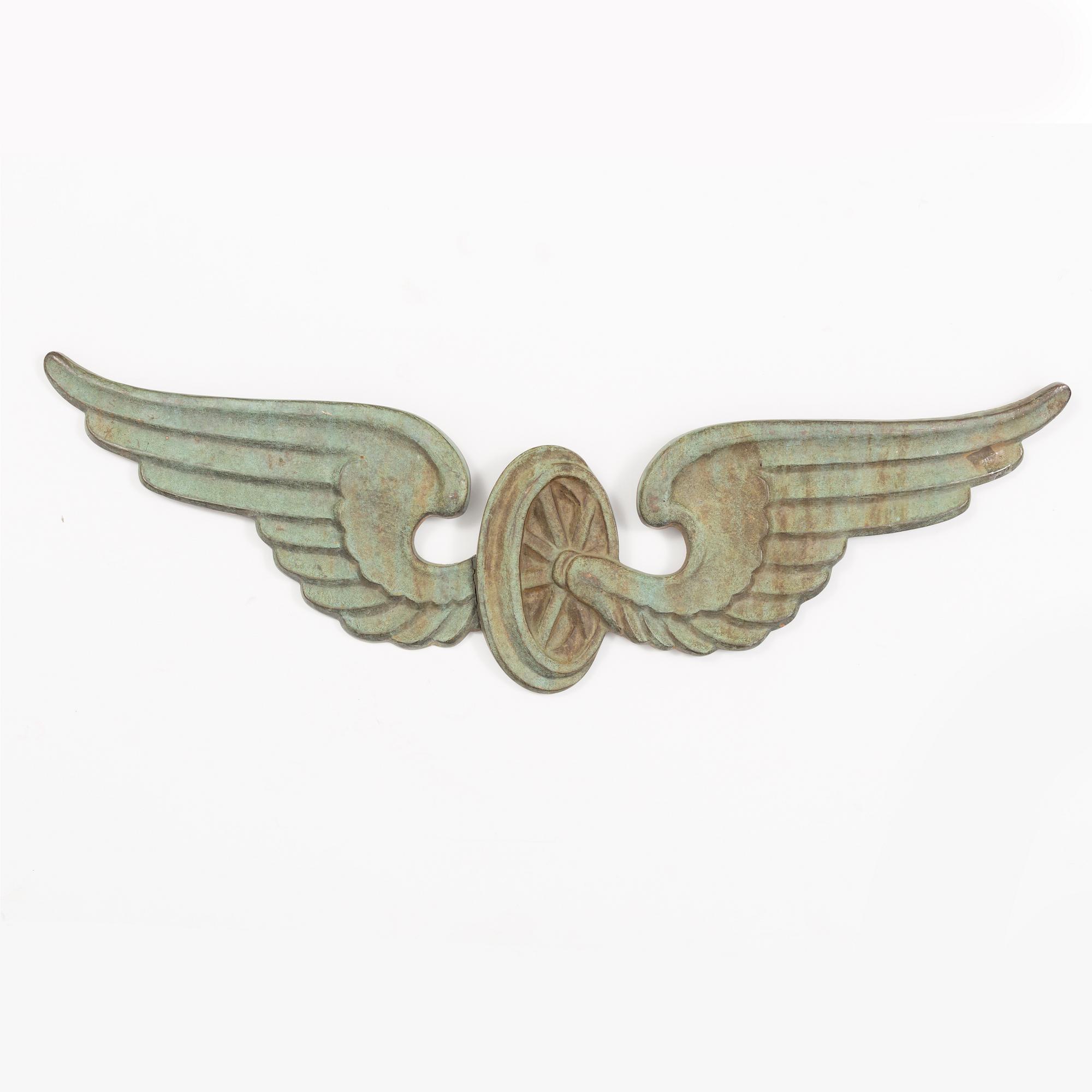 A brass sign for the Swedish railways, first half of the 20th century.