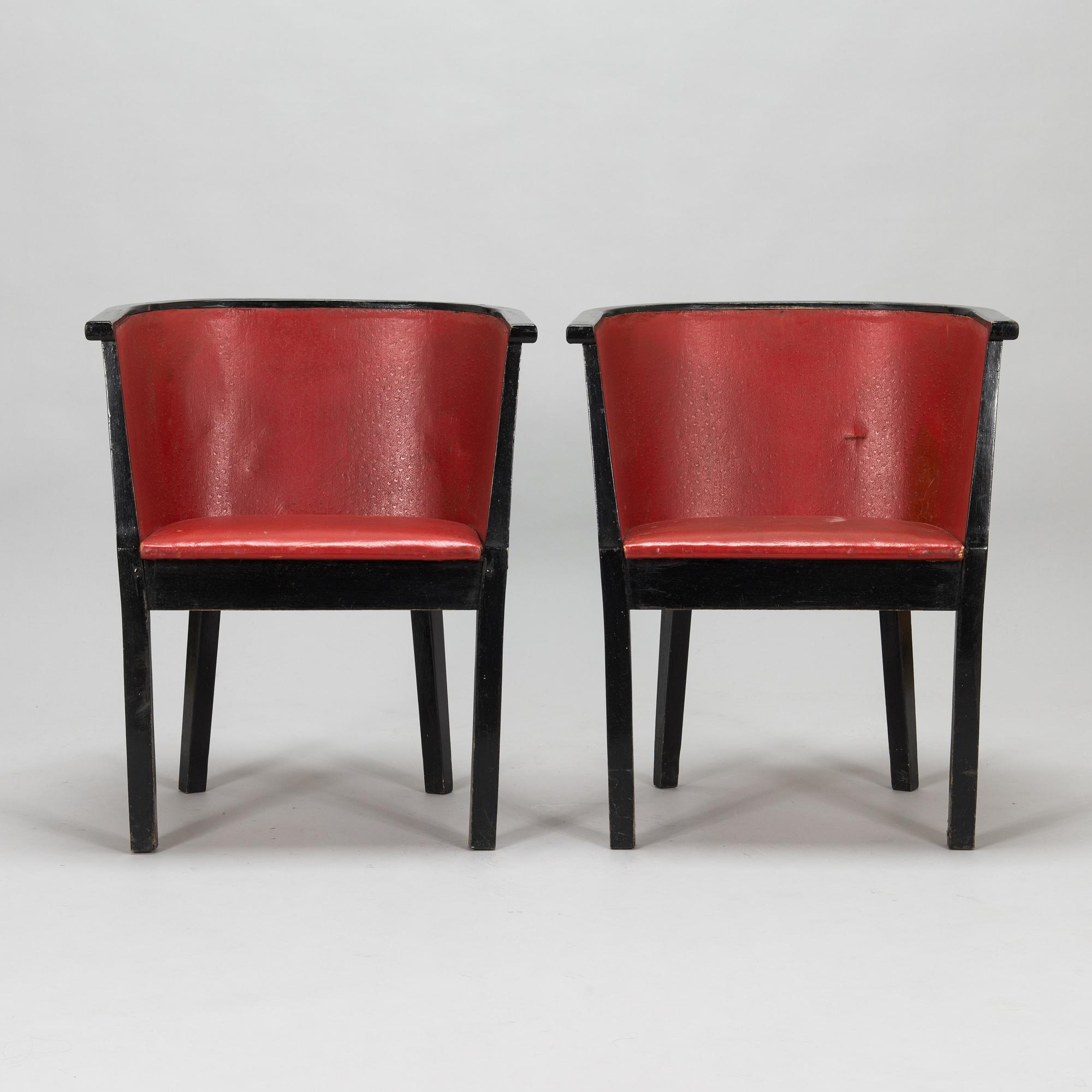 Otto Korhonen, sohvaryhmä, 3 osaa, O.Y. Huonekalu- ja Rakennustyötehdas A.B 1930-luku.