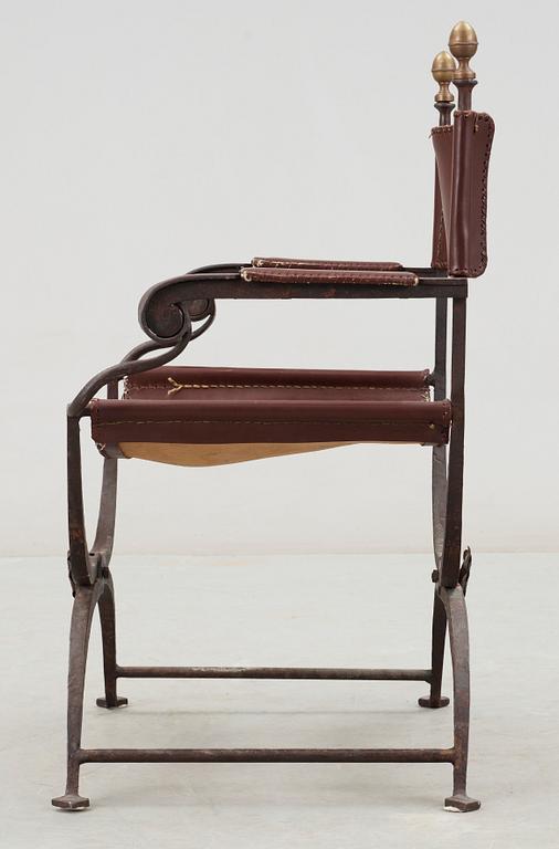 KARMSTOL, sk Dantestol, järn, 1900-tal.