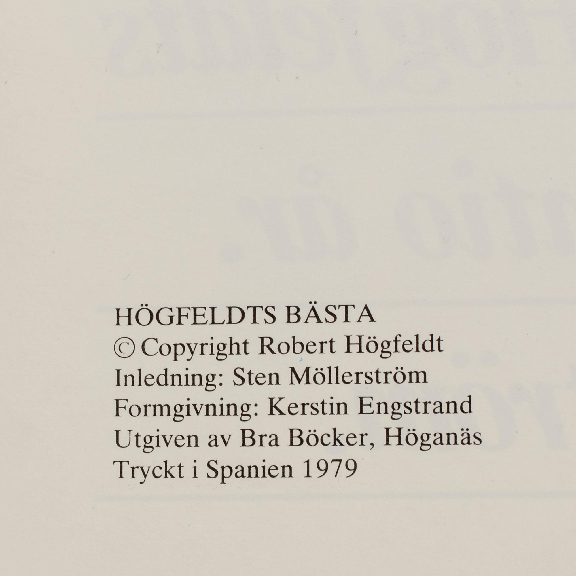 ROBERT HÖGFELDT, blandteknik på papper, signerad R. Högfeldt.