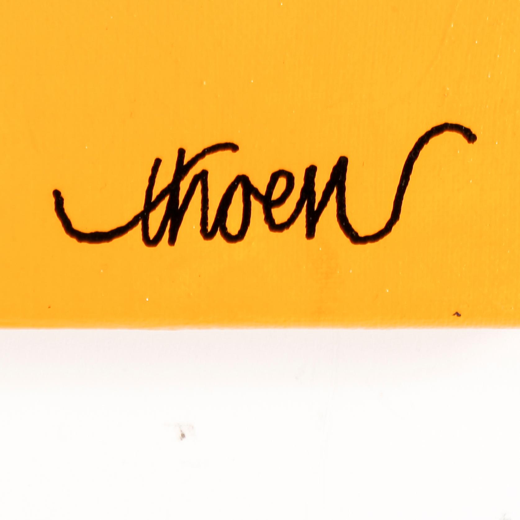 PETTER THOEN, akryl på duk, signerad.