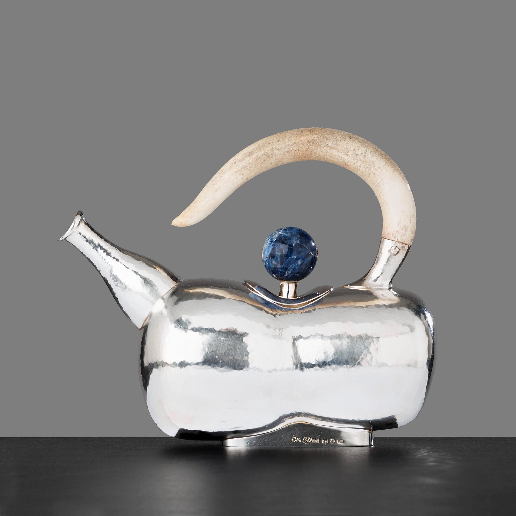 Olle Ohlsson, tekanna, silver, Stockholm 1998.