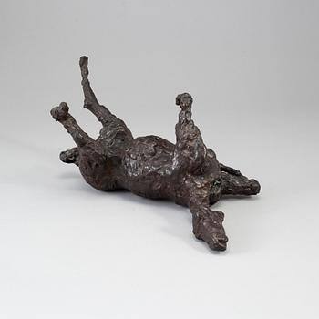 ASMUND ARLE, sculpture. Bronze. Signed, numbered and foundry mark. Length 41 cm. height 17.5 cm.