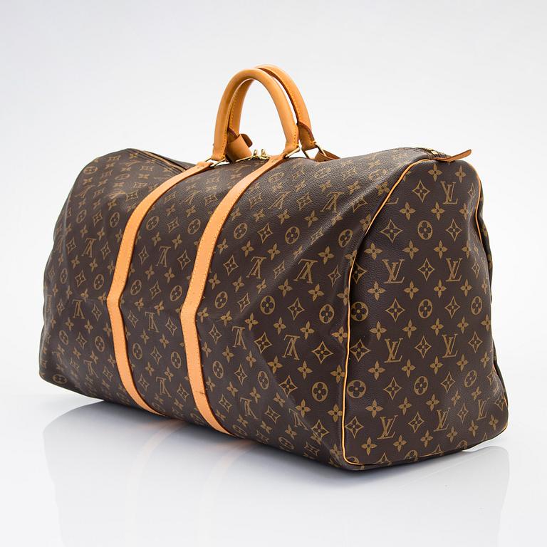 Louis Vuitton, a Monogram Canvas 'Keepall 60' weekend bag.