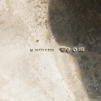 H Müller bowl silver Stockholm  1929.